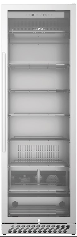 Caso DryAged Master 380 Pro, kødmodningsskab, 380L, Rustfrit stål